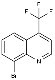 8-bromo-4-(trifluoromethyl)quinoline Struktur