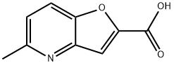 5-METHYL-FURO[3,2-B]PYRIDINE-2-CARBOXYLIC ACID Struktur
