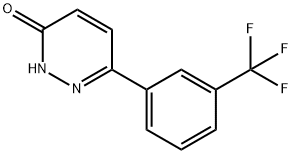 6-(3-(三氟甲基)苯基)哒嗪-3-醇,66548-62-7,结构式