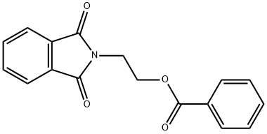 2-(1,3-dioxoisoindolin-2-yl)ethyl benzoate Struktur