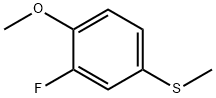 2-fluoro-1-methoxy-4-methylsulfanylbenzene,66624-36-0,结构式