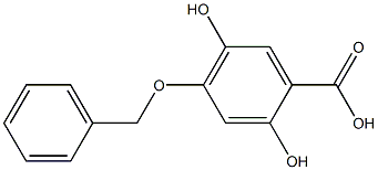 66910-91-6 Benzoic acid, 2,5-dihydroxy-4-(phenylmethoxy)-