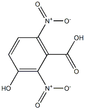Benzoic acid, 3-hydroxy-2,6-dinitro- Struktur