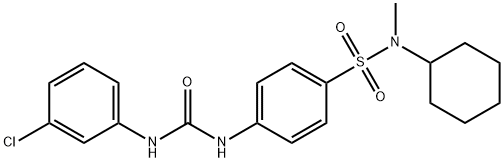 671794-72-2 1-(3-chlorophenyl)-3-[4-[cyclohexyl(methyl)sulfamoyl]phenyl]urea