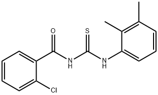 2-chloro-N-{[(2,3-dimethylphenyl)amino]carbonothioyl}benzamide Struktur