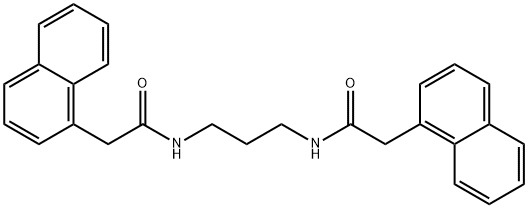 N,N'-1,3-propanediylbis[2-(1-naphthyl)acetamide] 化学構造式