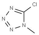 1H-Tetrazole, 5-chloro-1-methyl- 化学構造式