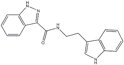 N-[2-(1H-indol-3-yl)ethyl]-1H-indazole-3-carboxamide Structure