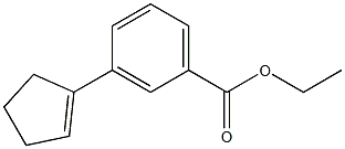 Benzoic acid, 3-(1-cyclopenten-1-yl)-, ethyl ester