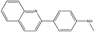 Benzenamine, N-methyl-4-(2-quinolinyl)-|Benzenamine, N-methyl-4-(2-quinolinyl)-