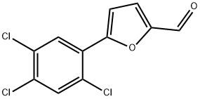 5-(2,4,5-trichlorophenyl)furan-2-carbaldehyde 结构式