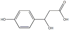 3-羟基-3-(4-羟基苯基)丙酸, 69098-04-0, 结构式