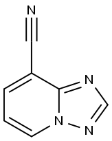 [1,2,4]triazolo[1,5-a]pyridine-8-carbonitrile 化学構造式