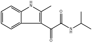 N-isopropyl-2-(2-methyl-1H-indol-3-yl)-2-oxoacetamide Structure