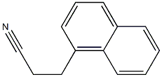 1-Naphthalenepropanenitrile Structure