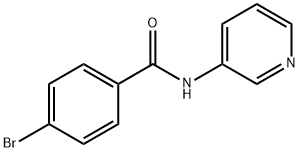 Benzamide, 4-bromo-N-3-pyridinyl- 化学構造式