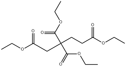 tetraethyl butane-1,2,2,4-tetracarboxylate 结构式