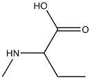 Butanoic acid, 2-(methylamino)- Structure