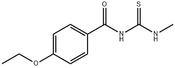 4-ethoxy-N-[(methylamino)carbonothioyl]benzamide Struktur