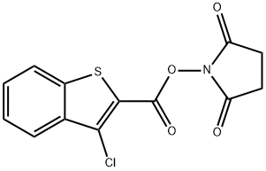 1-{[(3-chloro-1-benzothien-2-yl)carbonyl]oxy}-2,5-pyrrolidinedione|