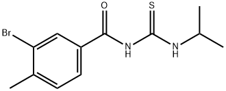 3-bromo-N-[(isopropylamino)carbonothioyl]-4-methylbenzamide,712318-97-3,结构式