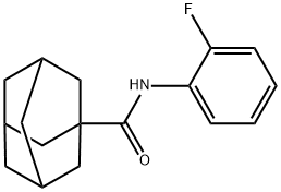 (3r,5r,7r)-N-(2-fluorophenyl)adamantane-1-carboxamide Structure