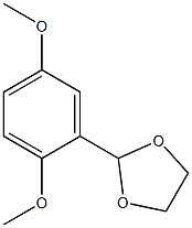 1,3-Dioxolane, 2-(2,5-dimethoxyphenyl)- Struktur