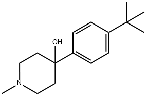 4-(4-(TERT-BUTYL)PHENYL)-1-METHYLPIPERIDIN-4-OL Structure