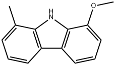 9H-Carbazole, 1-methoxy-8-methyl- Structure