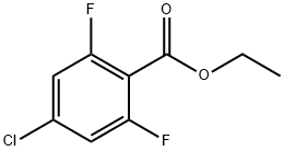 ETHYL 4-CHLORO-2,6-DIFLUOROBENZOATE 结构式