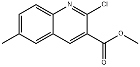 2-氯-6-甲基喹啉-3-甲酸甲酯, 773874-60-5, 结构式