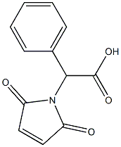 2-(2,5-二氧代-2,5-二氢-1H-吡咯-1-基)-2-苯乙酸, 777917-71-2, 结构式