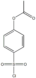 Benzenesulfonyl chloride, 4-(acetyloxy)- Struktur