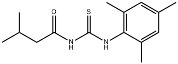 N-[(mesitylamino)carbonothioyl]-3-methylbutanamide Structure