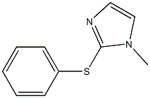 1-METHYL-2-PHENYLSULFANYLIMIDAZOLE 结构式