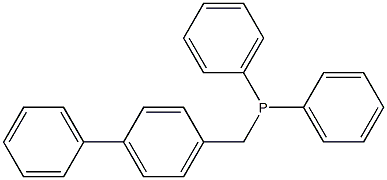 Phosphine, ([1,1'-biphenyl]-4-ylmethyl)diphenyl-,80359-59-7,结构式