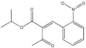 Butanoic acid, 2-[(2-nitrophenyl)methylene]-3-oxo-, 1-methylethyl ester Structure