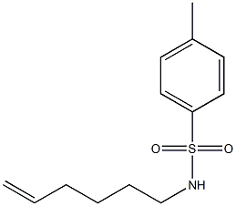 Benzenesulfonamide, N-5-hexenyl-4-methyl- Structure