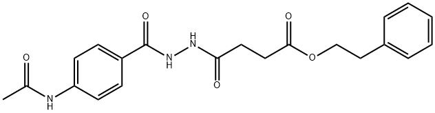 815658-92-5 2-phenylethyl 4-{2-[4-(acetylamino)benzoyl]hydrazino}-4-oxobutanoate