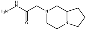 2-hexahydropyrrolo[1,2-a]pyrazin-2(1H)-ylacetohydrazide 化学構造式