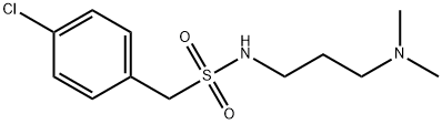 1-(4-chlorophenyl)-N-[3-(dimethylamino)propyl]methanesulfonamide|