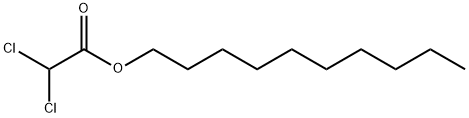 Acetic acid, dichloro-, decyl ester,83005-00-9,结构式