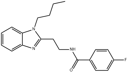 N-[2-(1-butylbenzimidazol-2-yl)ethyl]-4-fluorobenzamide|N-[2-(1-丁基-1H-苯并咪唑-2-基)乙基]-4-氟苯甲酰胺