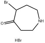 4H-Azepin-4-one, 5-bromohexahydro-, hydrobromide 化学構造式