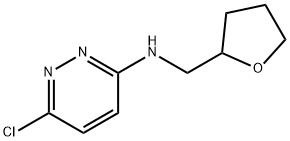 6-chloro-N-((tetrahydrofuran-2-yl)methyl)pyridazin-3-amine 结构式