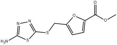 838888-59-8 5-(5-Amino-[1,3,4]thiadiazol-2-ylsulfanylmethyl)-furan-2-carboxylic acid methyl ester