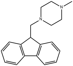 1-((9H-芴-9-基)甲基)-4-甲基哌嗪 结构式