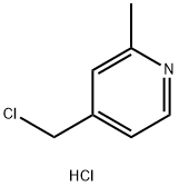 4-(chloromethyl)-2-methylpyridine hydrochloride Struktur