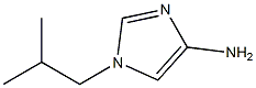 1-(2-methylpropyl)imidazol-4-amine 化学構造式