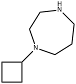 1-cyclobutyl-1,4-diazepane, 851049-21-3, 结构式
